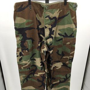 Military Camo Cargo Pants Size 35x29.5